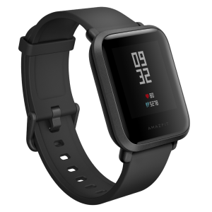 Amazfit Bip Smartwatch Onyx Black Hero Img 01