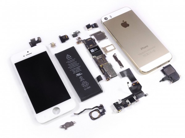 Apple Iphone 5s Dourado Desmontado Img 01