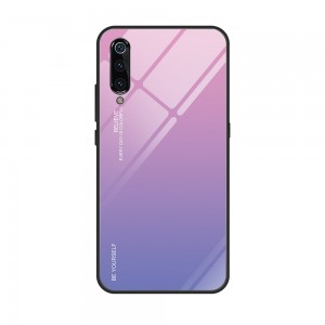 Capa Dura Emborrachada Vidro Temperado Gradiente Roxo Claro Rosa Claro Essager Be Yourself Xiaomi Mi 9 Img 11