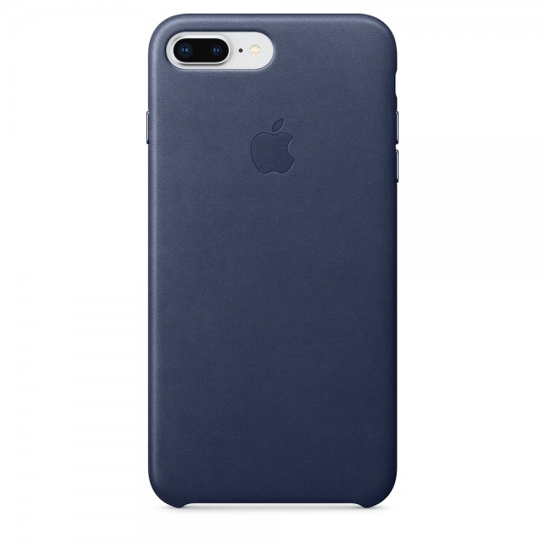 Capa De Couro Para Iphone 8 Plus 7 Plus Azul Meia‑noite Img 01