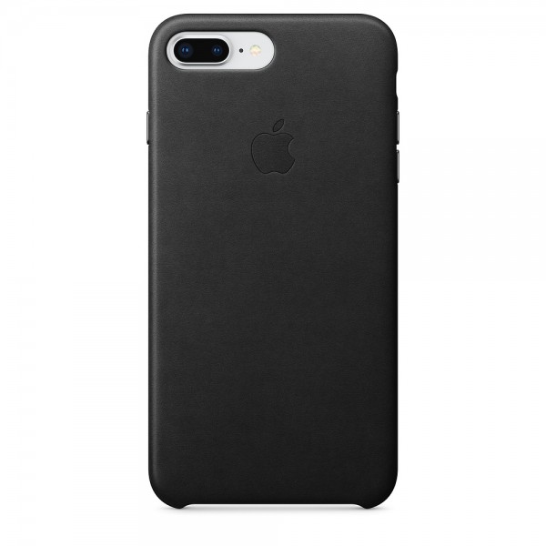 Capa De Couro Para Iphone 8 Plus 7 Plus Preta Img 01