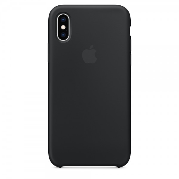 Capa De Silicone Para Iphone Xs Max Preta Img 01