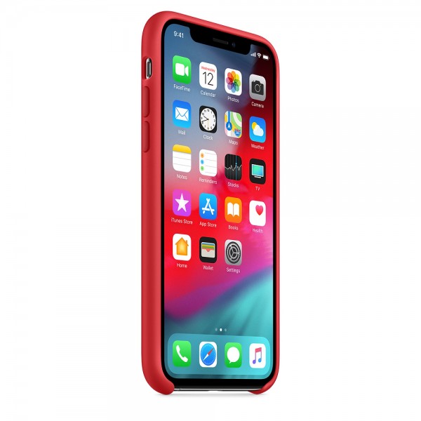 Capa De Silicone Para Iphone Xs Vermelho Img 05