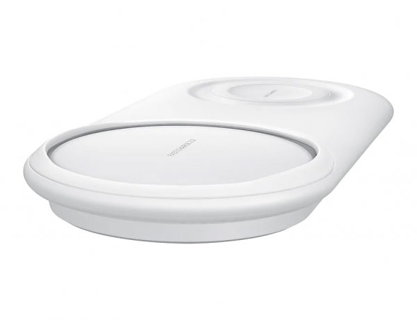 Carregador Rápido Sem Fio Duplo Pad Samsung Ep P5200twpgbr Branco Img 06