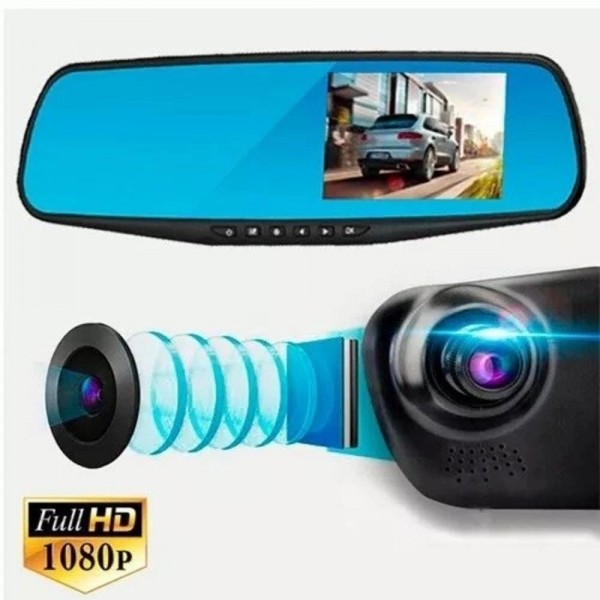 Espelho Retrovisor Central DVR Full HD 1080p IMG 04