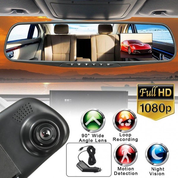 Espelho Retrovisor Central DVR Full HD 1080p IMG 08