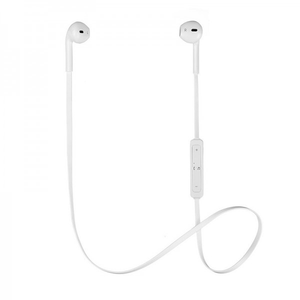 Fone De Ouvido Sem Fio Earpods Sports Wireless Stereo Bluetooth 4 1 Sy 206 Branco Img 01