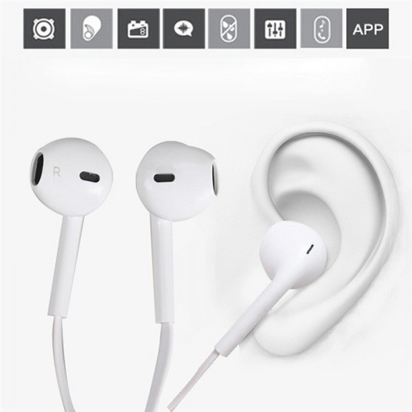 Fone De Ouvido Sem Fio Earpods Sports Wireless Stereo Bluetooth 4 1 Sy 206 Branco Img 03