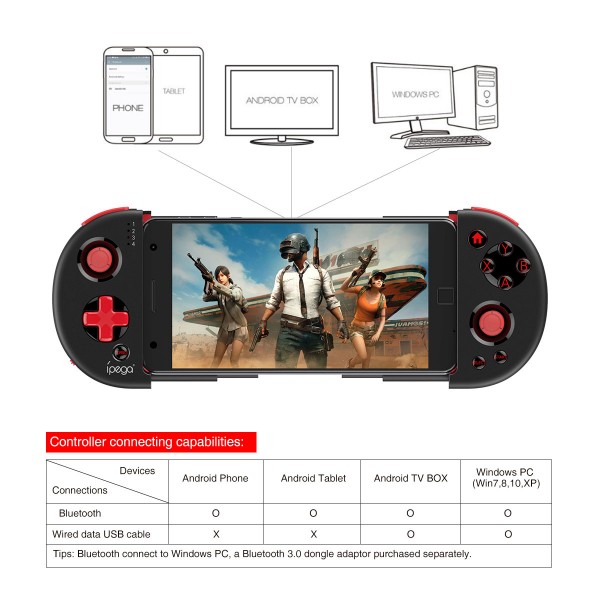 Gamepad Bluetooth Ipega Red Knight Pg 9087 Img 03