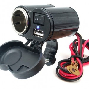 Isqueiro 12V com USB para Moto IMG 01