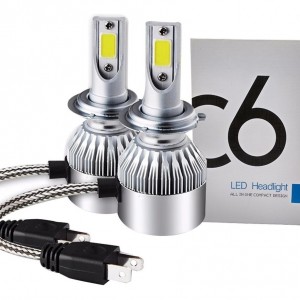 Lampada Automotiva Super Branca H7 6000K LED 40W 4200LM 9V 32V ZEM C6 IMG 01