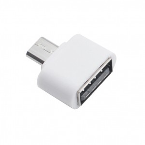 Mini Adaptador Otg Micro Usb Para Usb Branco Img 01