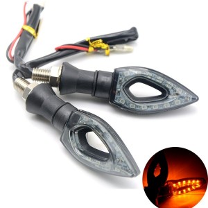 Pisca Seta LED Esportiva Triangular Universal 12V 12 LEDS Moto IMG 01