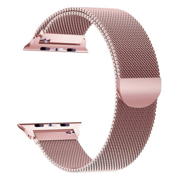 Pulseira Apple Watch Milanese Magnetica Rosa Img 01