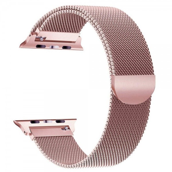 Pulseira Apple Watch Milanese Magnetica Rose Img 01