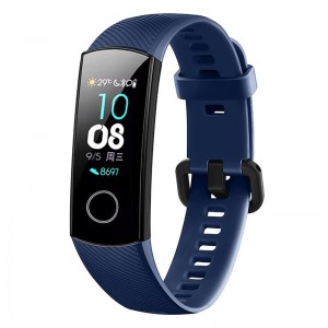 Pulseira Emborrachada Azul Huawei Honor Band 4 Img 01