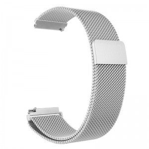 Pulseira Milanese Metal Inoxidavel Prata Xiaomi Amazfit Bip Img 01