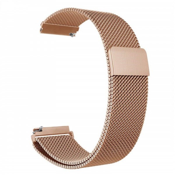 Pulseira Milanese Metal Inoxidavel Rose Gold Xiaomi Amazfit Bip Img 01