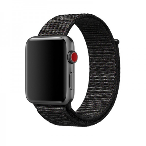 Pulseira Nylon Preta Apple Watch Img 01