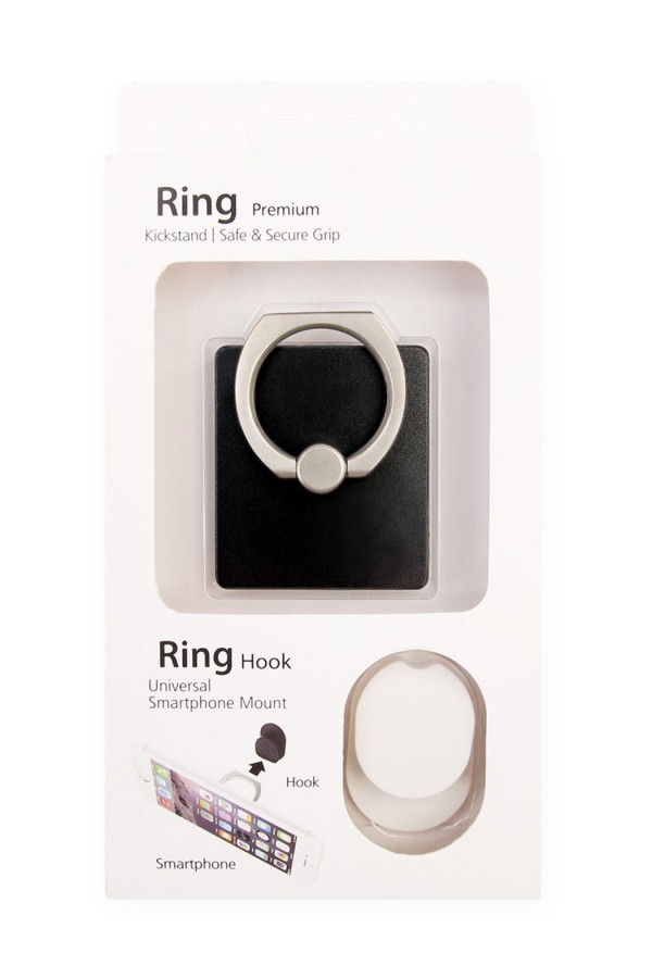 Suporte De Dedo Para Celular Ring Premium Preto Img 01